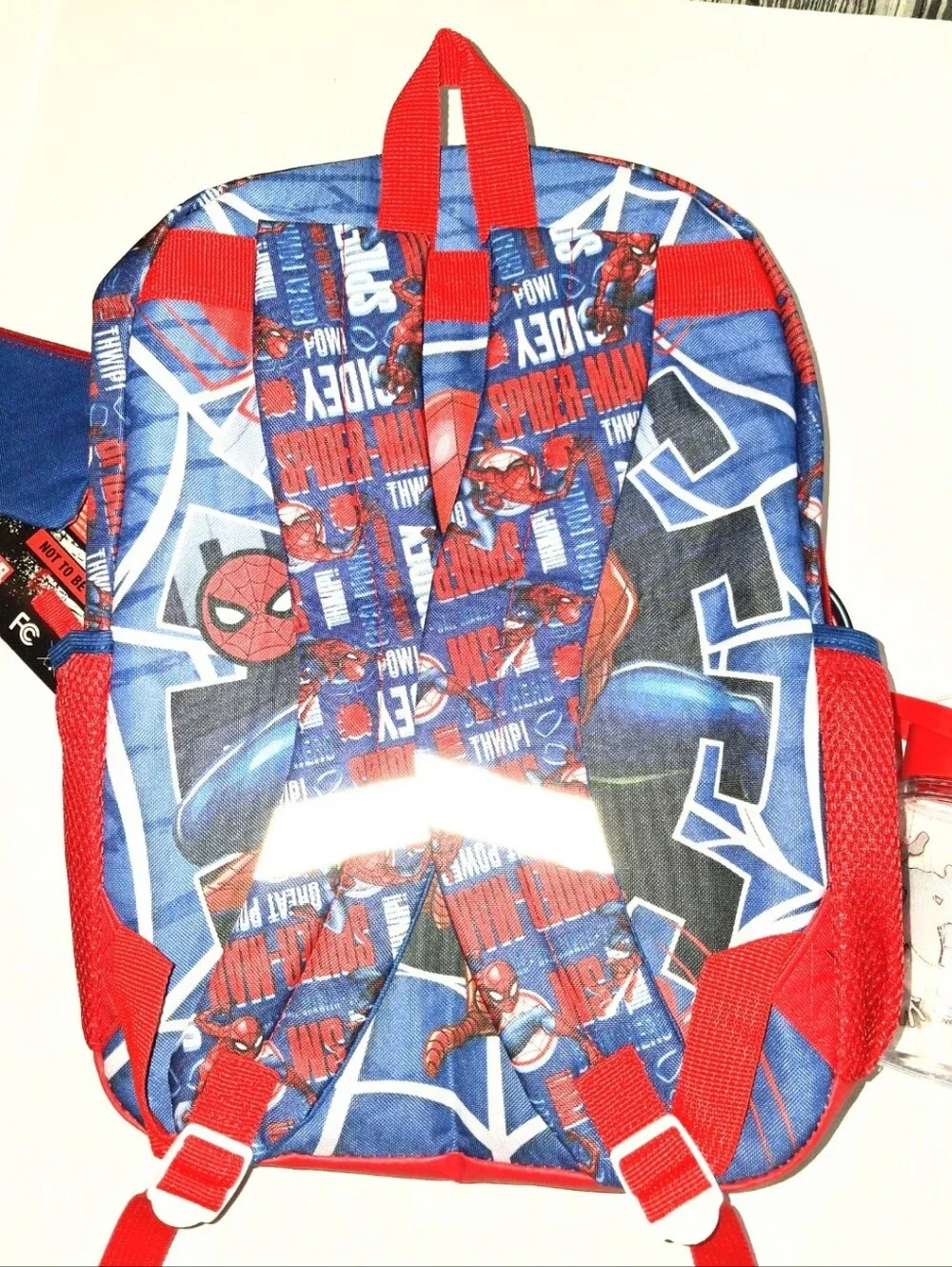 NWT Marvel Spider-Man Light Up Backpack 6 Piece Set Boy's Headphones Lunch Bag